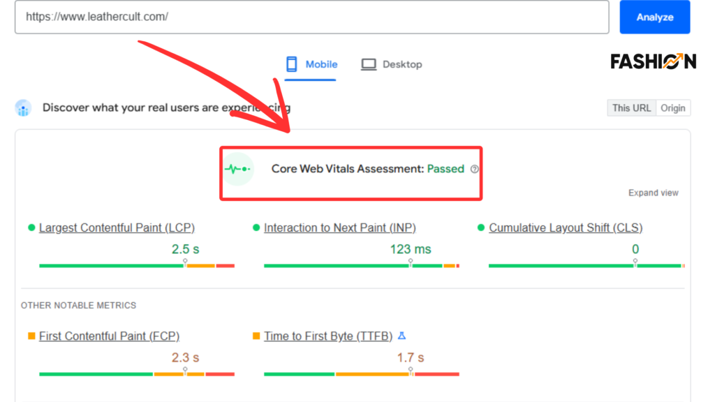 technical SEO and speed optimization for fashion stores